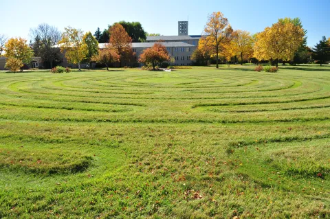 The St. Norbert Abbey grounds