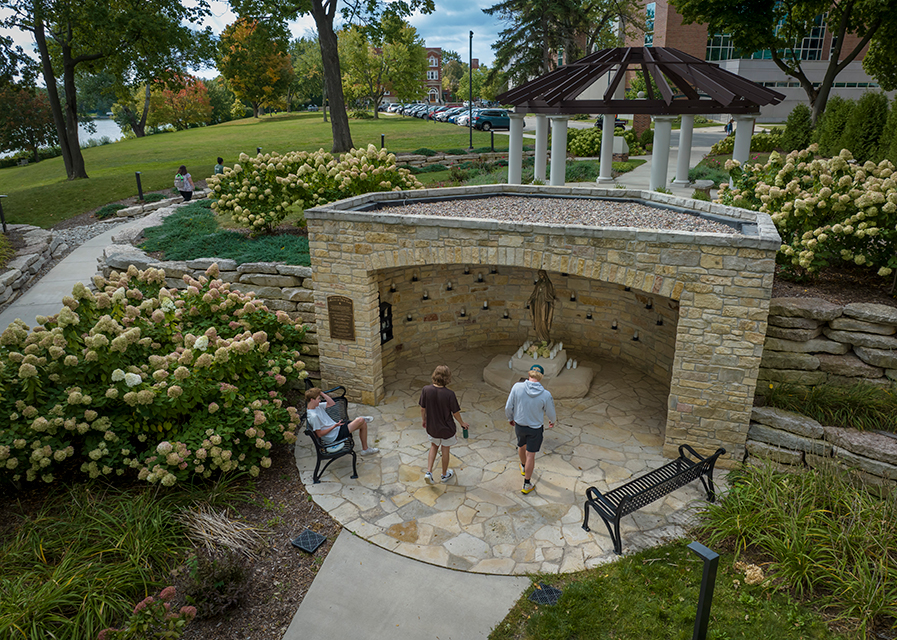 Calawerts Family Grotto of Our Lady at the SNC campus