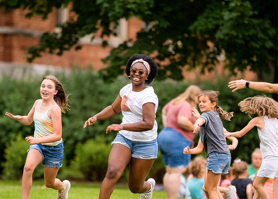 GLAD camp participants enjoying an outdoor activity