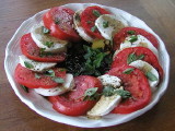 Romaine Caprese Salad Romaine Caprese Salad