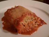 Lasagna Rolls with Bolognese Sauce Lasagna Rolls with Bolognese Sauce