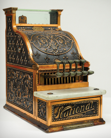 Cash register from the college's collection