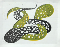 snake art by Grace Beno